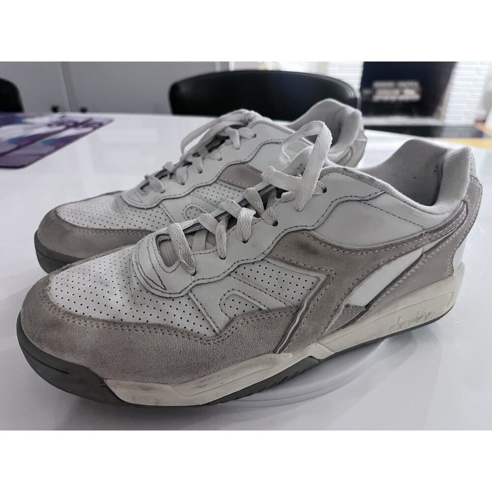 Diadora Heritage Sneakers White/Gray Men’s Size 9 Women 10.5 501.179583 C0657